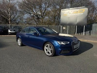 Begagnad Audi A4 S-Line 2016 Blå Sedan