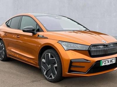 Used Skoda Enyaq iV vRS 250 kW (340 HP) 2024 Orange SUV