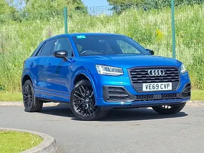 Used Audi Q2 Black Edition 116 HP (85 kW) 2019 Blue SUV