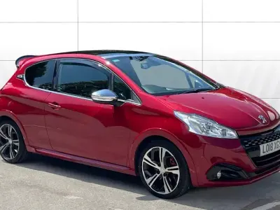 Used Peugeot 208 Prestige 208 HP (152 kW) 2018 Red Hatchback