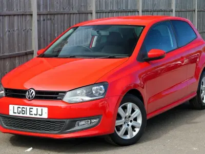 Used VW Polo Match 60 HP (44 kW) 2011 Red Hatchback