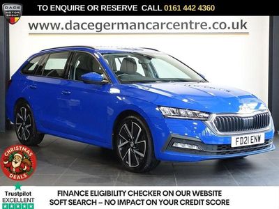 Blue Used 2021 Skoda Octavia SE Technology Estate | £13,870 (Fair price)