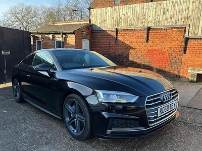 Black Used 2018 Audi A5 S-Line Coupe | £10,490 (Fair price)