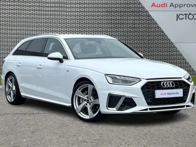 Used Audi A4 S-Line 200 HP (147 kW) 2024 White Estate