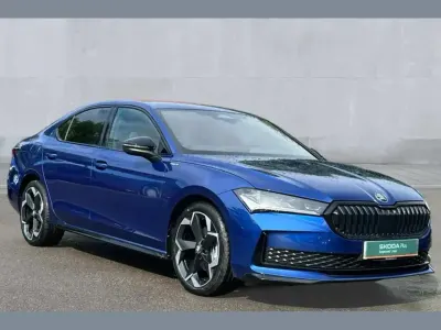 Used Skoda Superb SportLine 150 HP (110 kW) 2026 Blue Hatchback
