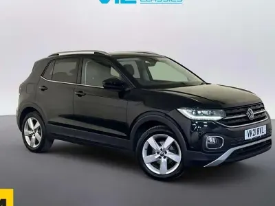 Used VW T-Cross SEL 110 HP (80 kW) 2021 Black SUV