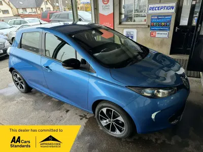 Used Renault Zoe Dynamique 67 kW (92 HP) 2019 Blue Hatchback