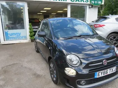 Used Fiat 500 S 69 HP (50 kW) 2017 Black Hatchback