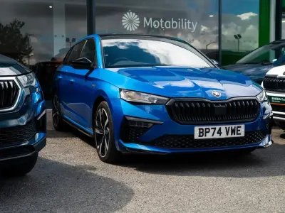 Used Skoda Scala Monte Carlo 147 HP (108 kW) 2025 Blue Hatchback