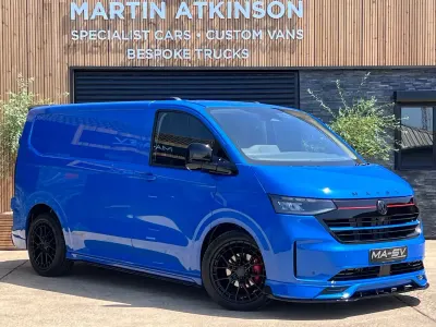 New VW T7 Pro 170 HP (125 kW) 2026 Blue Van