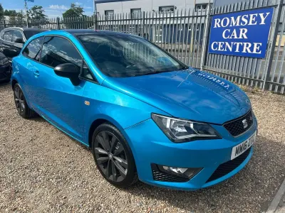 Used Seat Ibiza FR Sport 90 HP (66 kW) 2016 Blue Coupe