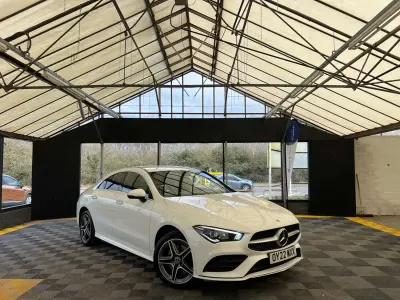 Begagnad Mercedes CLA250 AMG Line Premium 2022 Vit Sedan