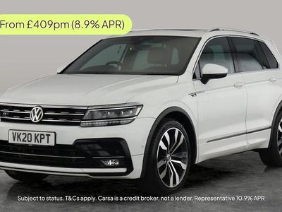 White Used 2020 VW Tiguan R-line SUV | £23,488 (Fair price)