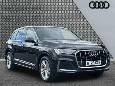 Begagnad Audi Q7 S-Line 228 HK (167 kW) 2023 Svart SUV