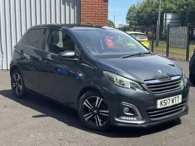 Used Peugeot 108 GT-line 82 HP (60 kW) 2017 Grey Hatchback