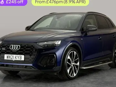 Used Audi Q5 Design 265 HP (194 kW) 2021 Blue SUV