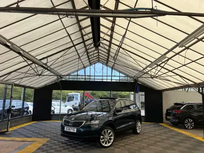 Used Skoda Karoq 150 HP (110 kW) 2018 Petrol blue SUV