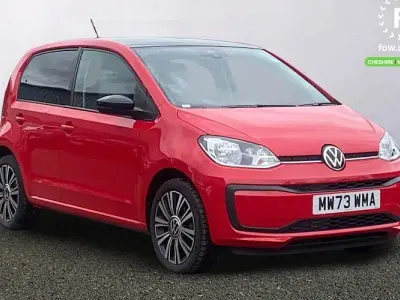 Used VW up! Black Edition 65 HP (47 kW) 2023 Red Hatchback
