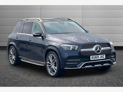 Blue Used 2019 Mercedes GLE350 AMG line SUV | £40,395 (A bit pricey)