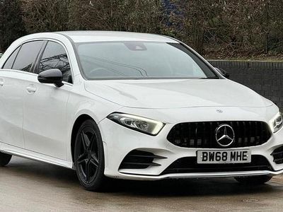 Used Mercedes A180 AMG line 2019 White Hatchback