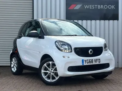 Used Smart ForTwo Coupé Passion 71 HP (52 kW) 2018 Black Coupe