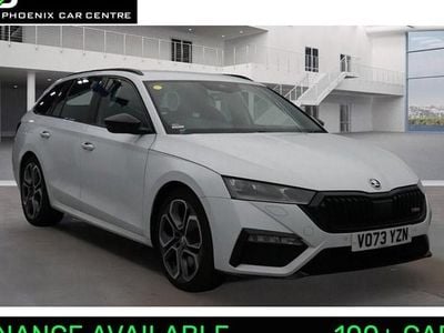 Moon white metallic Used 2023 Skoda Octavia vRS Estate | £25,595 (A bit pricey)