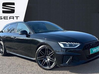 Used Audi A4 Black Edition 190 HP (139 kW) 2020 Black Estate