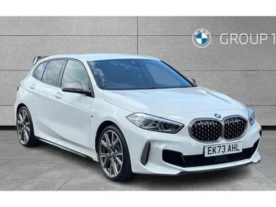 Used BMW M135 Comfort Edition 306 HP (225 kW) 2023 White Hatchback