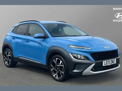 Used Hyundai Kona Premium 117 HP (86 kW) 2022 Blue SUV