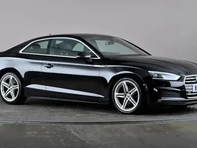 Used Audi A5 S-Line 190 HP (139 kW) 2018 Black Coupe