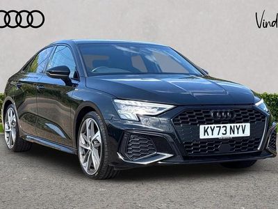 Used Audi A3 Black Edition 147 HP (108 kW) 2023 Black Sedan