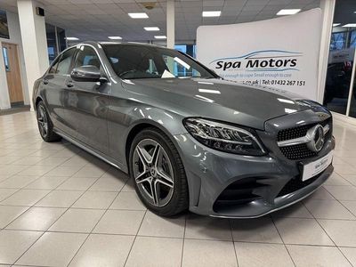 Used Mercedes C220 AMG line 194 HP (142 kW) 2019 Grey Sedan
