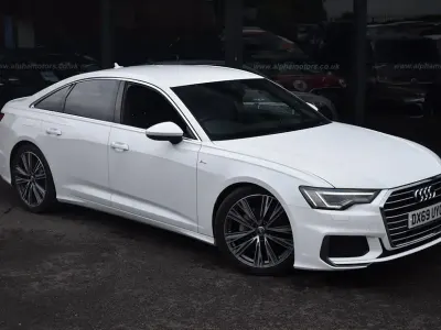 Usado Audi A6 S-Line 204 CV (150 kW) 2019 Blanco Berlina