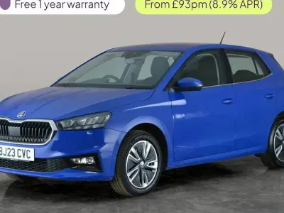 Used Skoda Fabia SE L 110 HP (80 kW) 2023 Blue Hatchback