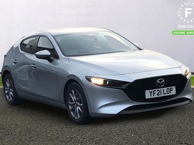 Silver Used 2021 Mazda 3 Hatchback | £13,599 (Fair price)