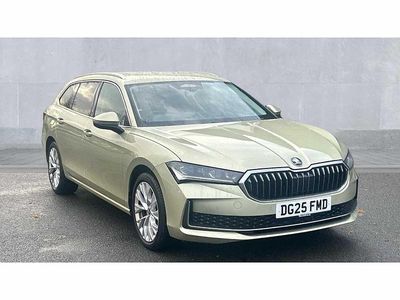 Ice tea yellow metallic Used 2025 Skoda Superb SE L Estate | £28,350 (Expensive)