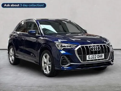 Used Audi Q3 S-Line 150 HP (110 kW) 2022 Blue SUV