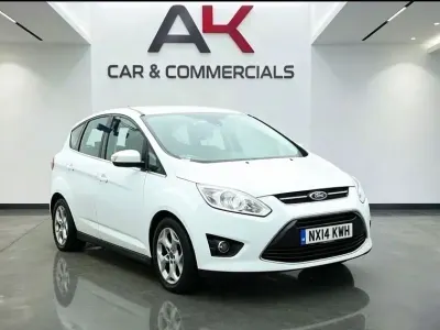 Used Ford C-MAX Zetec 105 HP (77 kW) 2014 White MPV