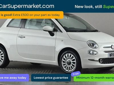 Used Fiat 500 Lounge 69 HP (50 kW) 2018 White Hatchback