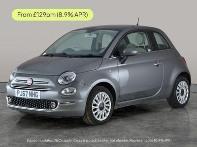 Grey Used 2017 Fiat 500 Lounge Hatchback | £6,557 (Fair price)