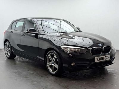 Used BMW 118 Sport Line 136 HP (100 kW) 2018 Black Hatchback