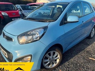 Used Kia Picanto 68 HP (50 kW) 2015 Blue Hatchback