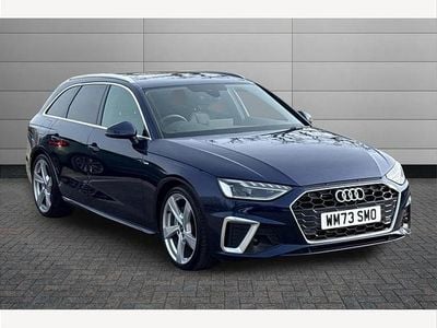 Used Audi A4 S-Line 204 HP (150 kW) 2024 Blue Estate