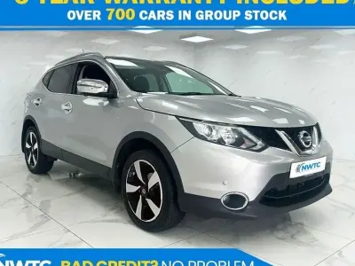 Used Nissan Qashqai N-Connecta 130 HP (95 kW) 2016 Silver SUV