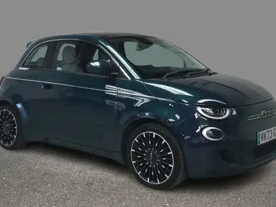 Used Fiat 500e La Prima 86 kW (118 HP) 2023 Green Hatchback