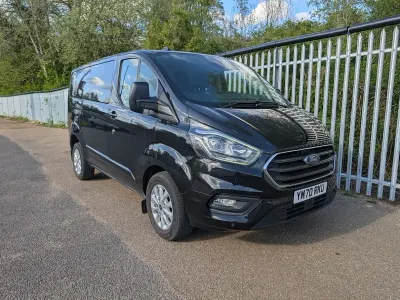 Used Ford Transit Custom Limited 130 HP (95 kW) 2020 Black Van