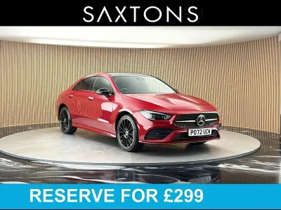 Used Mercedes CLA250e AMG line 2022 Red Coupe