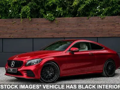 Used Mercedes C200 AMG Line Premium 2019 Red Coupe