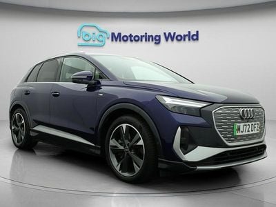 Blue Used 2022 Audi Q4 e-tron S-Line SUV | £21,000 (Good price)