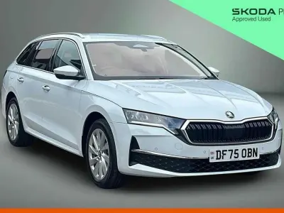Used Skoda Octavia SE L 150 HP (110 kW) 2025 Moon white metallic Estate